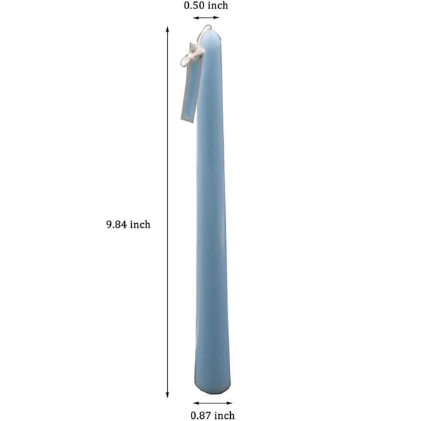 2x stearinlysformer Slitesterke stearinlysformer for å lage stearinlys Klassisk høy konisk form