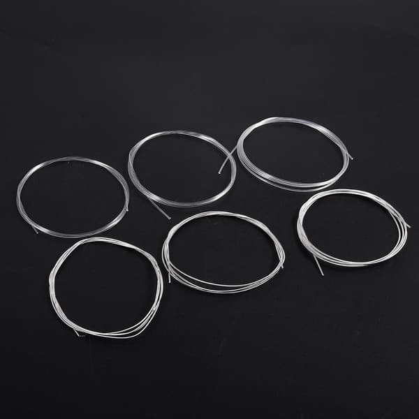 Klassisk Gitarr Sex Strängar SC12 Nylon Silverpläterad Set Super Lätt Akustisk Gitarr Musikinstrument