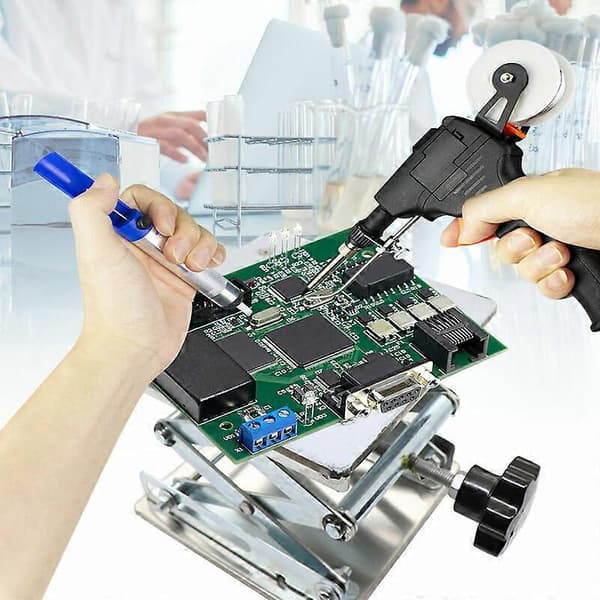 Løfteborde i rustfrit stål Mini rack løfteplatform Laboratorie løfteplatform til kemi biologi eksperiment/lodning