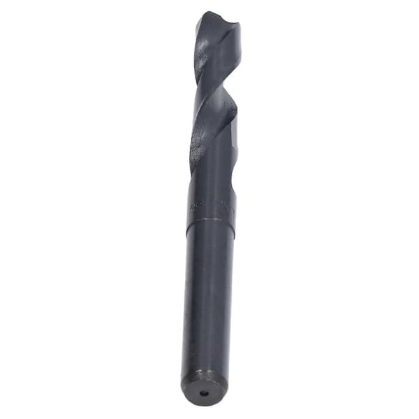 Reducerede Skaft Bor HSS Twist Lige 1/2in Skaft Boreværktøj 13.5mm Sort YEMAA