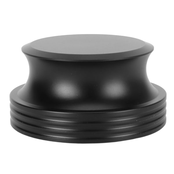 LP Vinyl Platespiller Disk Stabilisator Aluminium Legering HiFi Platevekt Stabilisator Vibrasjonsreduserer for Platespiller Svart