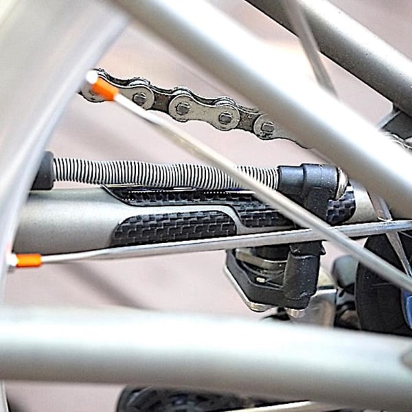Carbon cykelkæde E-krogbeskytter til cykel bag Triple-hjørnet rammebeskyttelsespude til 3sixty Chain S