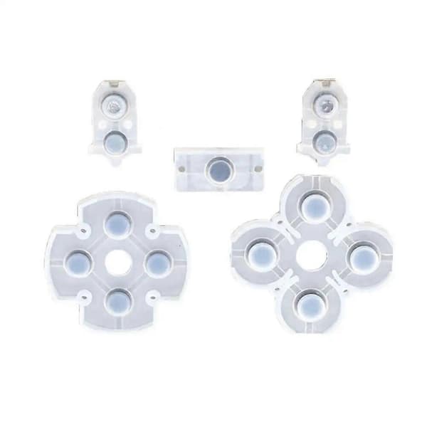 Originale bløde gummi erstatnings silikone ledende klæbende knap puder til Sony PS4 PlayStation DualShocks 4 controller