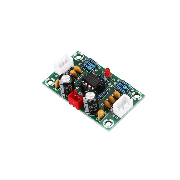 Mini Preamp Op Amp Module Forsterker Dual Channel NE5532 Forforsterker Tone Board 5 ganger bred spenning 12-30V