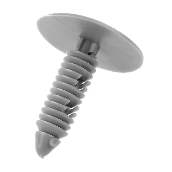 20 stk. Grå Plast Bil Trim Klips Nagle Feste 6mm Hull 26mm Hode