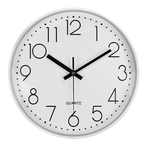 Wall Clock 10 Inch Battery Operated For Living Room Home Office B