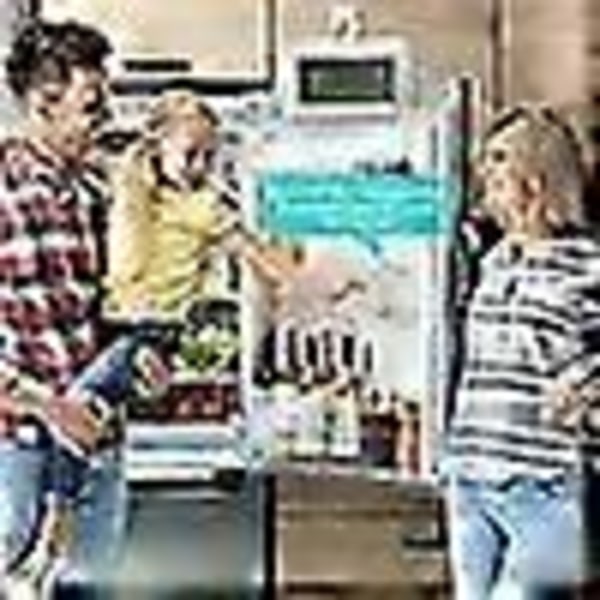2 stk. Digitalt kjøleskapstermometer, Vanntett frysertermometer, høy