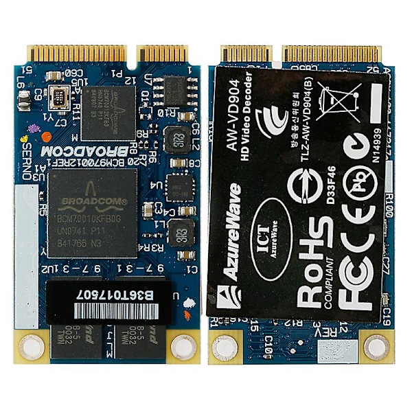 Bcm970012 Bcm70012 Hd -dekooderi Aw-vd904 Mini Pcie -kortti TV-nettikannettaville, Drop Shipping