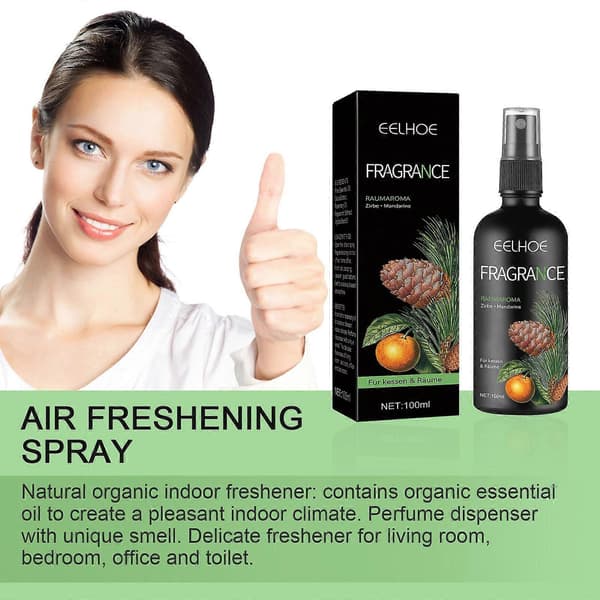 Luftfräschande Doftspray, Inomhus Sovrum Långvarig Doft Toalett Bil Deodorant Fräschare