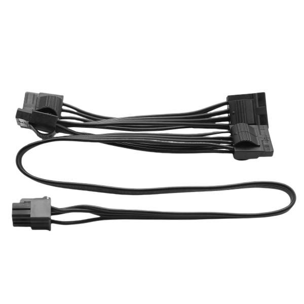 2x 6-nastainen 4 Molex -moduulivirtalähdekabelit 6-nastainen 4 IDE -kaapeli RM1000x RM850x RM750x RM650x