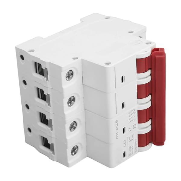 4P DC Strømafbryder Bue Slukning Hurtig Afbrydelse Miniature Strømafbryder til Solcelleanlæg DZ47s 63Z DC 1000V YEMAA