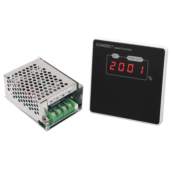 DC Motor Hastighetsregulator 5V 6V 12V 24V Berøringspanel 5A Digital Elektronisk Viftehastighetskontroller YEMAA