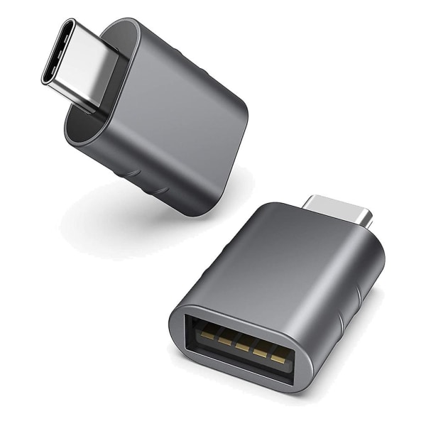 2-pack USB C till USB adapter, usb-c hane till USB 3.0 honadapter kompatibel med For Pro After 201