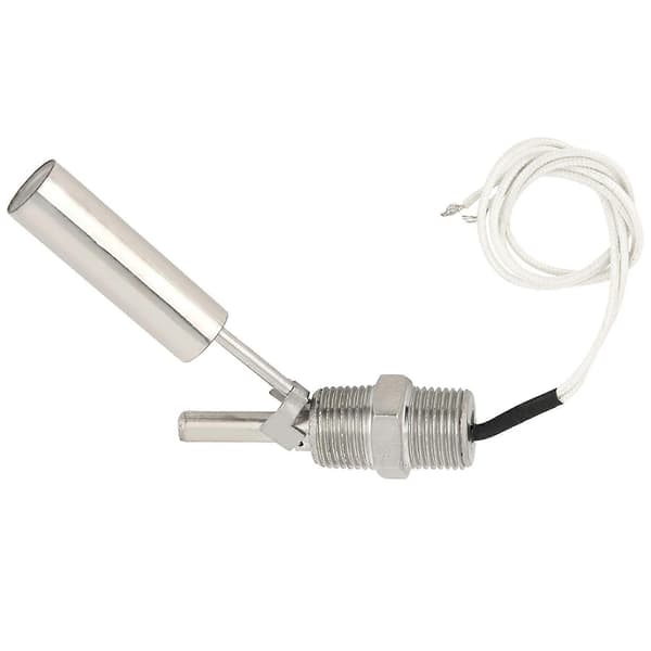 Flydende Vandniveau-Flydesensor-Switch Sidemonteret 304 Rustfrit Stål 1/2NPT Han-Gevind DC0-110V