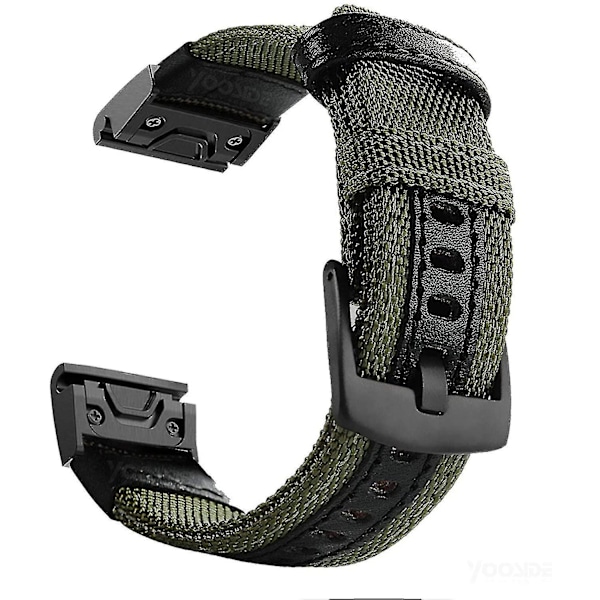 22 Mm Nylon Strap Is Suitable For Garmin Fenix 5/fenix 6 (green)