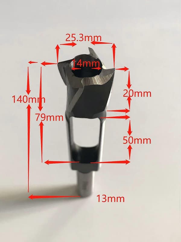 Korkinleikkuri, korkinpalat, korkkiporat 14 mm