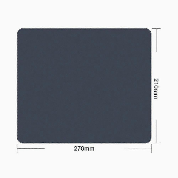 Computermusemåtte med skridsikker gummibase, vaskbare musemåtter i bulk til computere bærbar mus 270*210mm