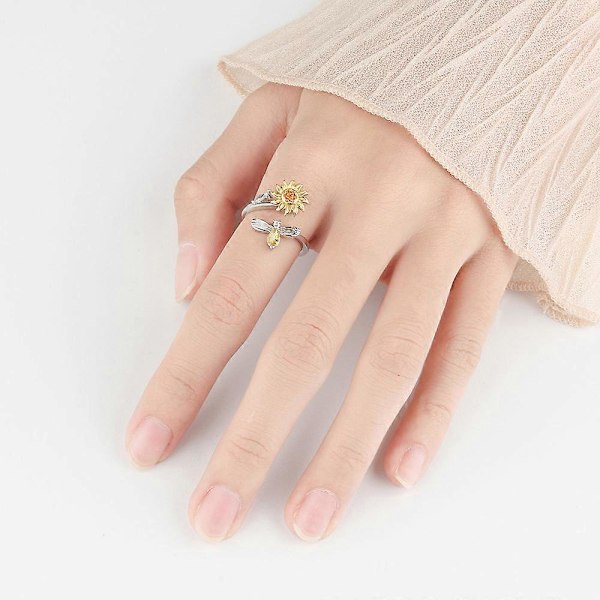 Solsikke fidget ring