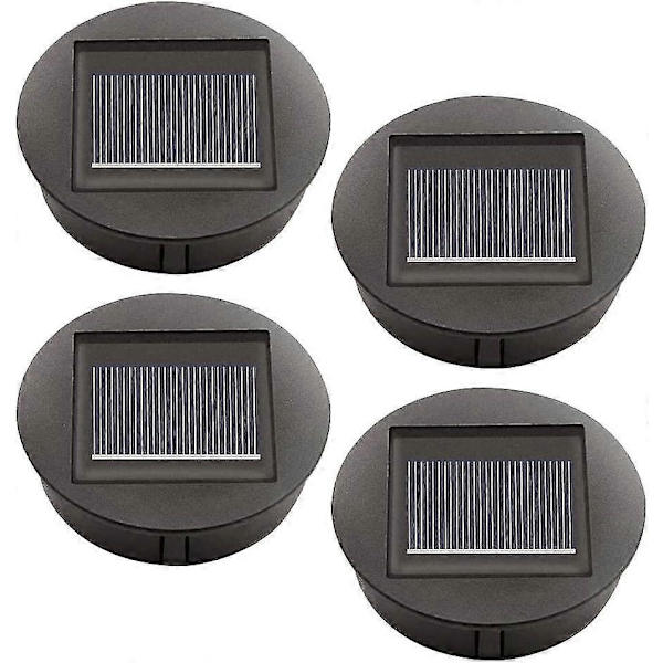 4-pak solcelle udskiftningslys med LED-pærer, solcelleloftlys udskiftning, LED-solpanel Sha