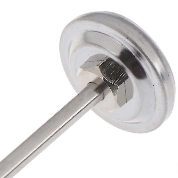 Jordtermometer i rustfritt stål, 127 mm stamme, display 0-100 grader Celsius
