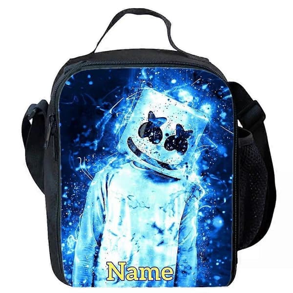 Marshmello Isolert Matboks Gutter Jenter Lekkasjesikker Skole Matboks