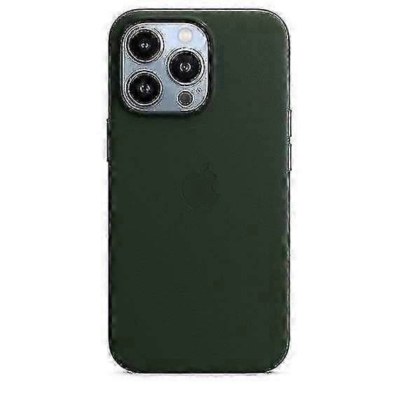 Iphone 13 Pro Läderfodral med Magsafe Flytande Silikonfodral