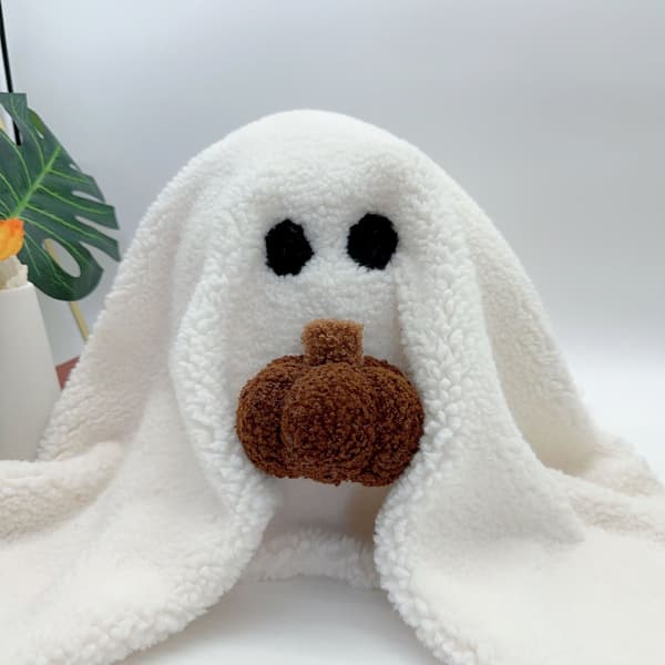 Gus Spöket med Pumpakudde Halloween Pumpa Spökdocka