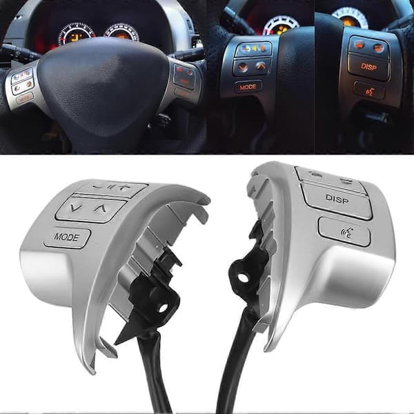 Multifunksjonsknapper for ratt, passer til Toyota Corolla 2007-2009