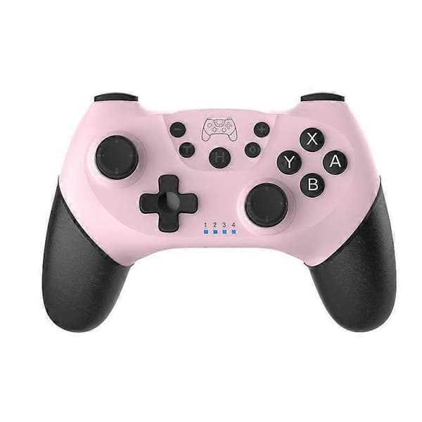 Trådløs Bluetooth-spillkontroll for Nintendo Switch Pro NS-Switch Pro Spillkontroll for Switch-konsoll med 6-akset håndtak (lys rosa)