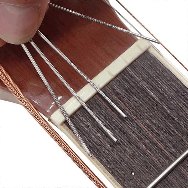 Gitarr Piano Sadel Slipfil Övre Filset för Slipning och Fördjupning av Strängspår Gitarr