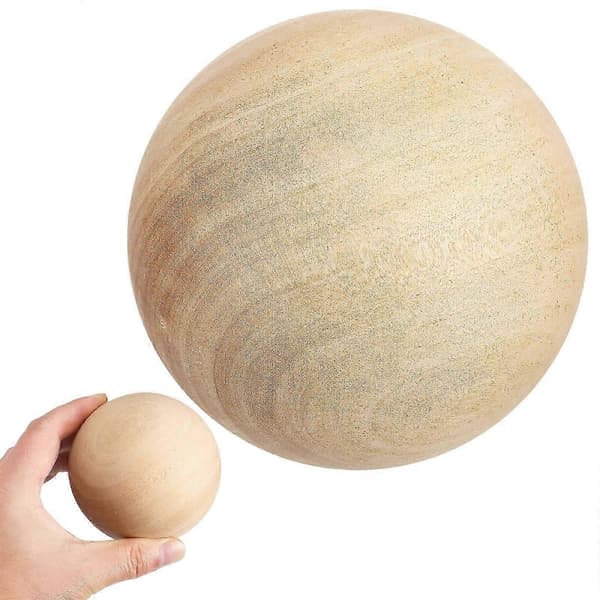 9CM Solid Treball Rund Ball Håndlagde DIY Tilbehør Malt Ball