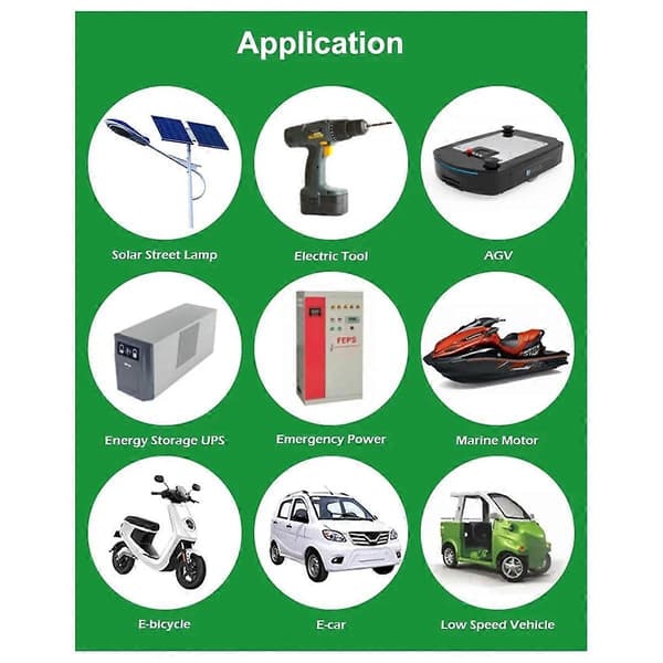Smart 4S LiFePo4 12V 100A Bilstart Ström Lifepo4 Litiumbatteri Skyddskort Inbyggd BT UART