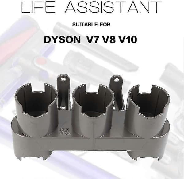 Abclife Tilbehørsholder til Dyson V11, V10, V8, V7, Vægbeslag, Erstatning for Dyson Støvsuger Tilbehør
