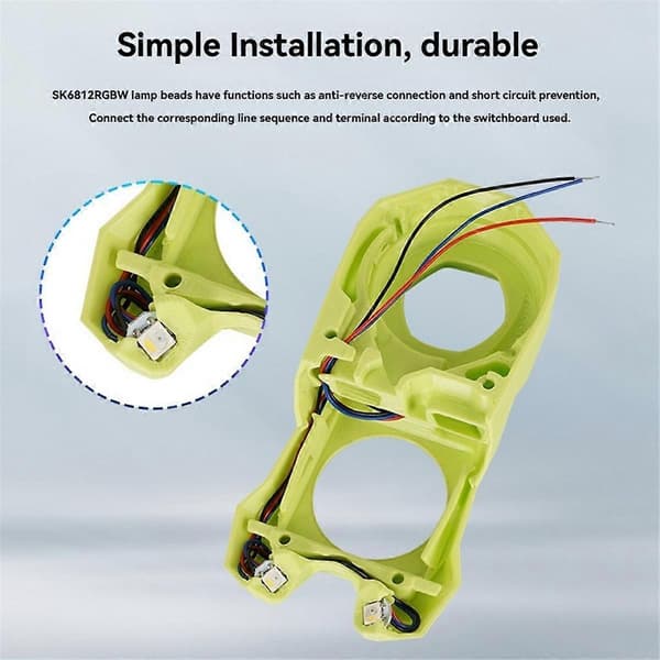 For Voron 2.4 Stealthburner RGB Lysstripe 3D-skriverdeler