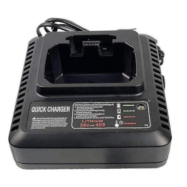 LCS36 LCS40 Batterioplader egnet til Black and Decker 36V 40V Max Lithium-batteri LBXR36 LBX36 LBXR2036-B8