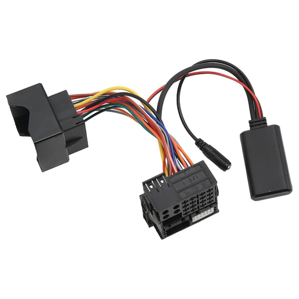 Bil Trådløs AUX Inngang Kabel Adapter Bluetooth 5.0 med Mikrofon Erstatning for E46 320i 320ci