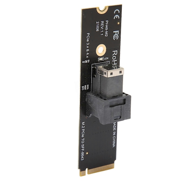 M.2 PCIE 4.0 - SFF8643 U2 -sovitin, M.2 NVME - SFF 8643 -sovitin SFF8643 - SFF8639 -sovitinkaapelilla, YEMMA