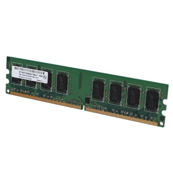 2GB Desktop DDR2 RAM Hukommelse 800MHz 2Rx8 DIMM PC2-6400U Høj Ydeevne til Intel AMD Bundkort