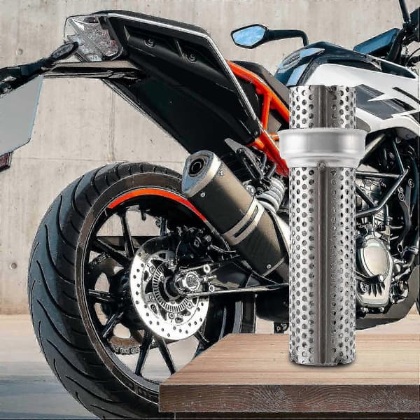 51mm Universal Motorsykkel Eksos Lyddemper Db Killer - Støy Eliminator Mesh Db Killer - Lang