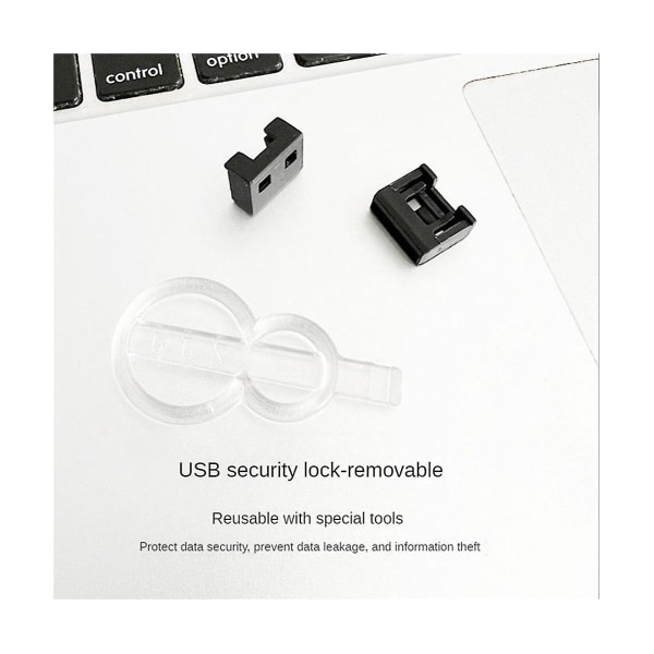 10 stk USB Støvstik Oplader Port Dæksel Hætte USB Sikkerhedslås Universal Støvtæt Protector PC Notebook Laptop