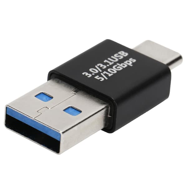USB 3.0 Hane till USB-C Hane OTG Adapter - Dat synkronisering och snabbladdning stöds