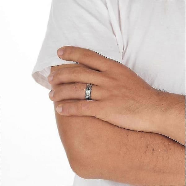 Unisex Atlantis Ringe i Rustfrit Stål Sølvguld Farver Til Kvinder Og Mænd LWC