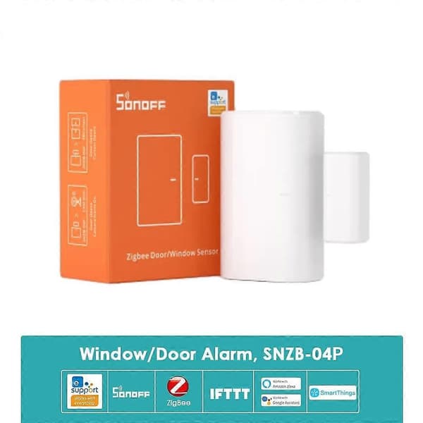 Sonoff Zigbee Vindue/dør Sensor SNZB-04P Dørkontakt Magnet Sensor Arbejd Med Ewelink ZBBridge Alexa Zigbee2mqtt Home Assistant