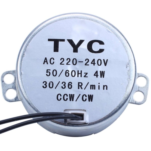 3x AC 220/240V 30 o/min 4W CCW/CW Toveisstyrt Synkronmotor