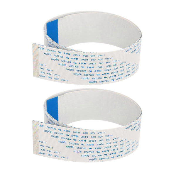 2 stk. Printer Fleksibelt Fladt Kabel Hurtig Transmission Høj Blødhed FFC Fleksibelt Ribbon Kabel til XP600 60cm/24in