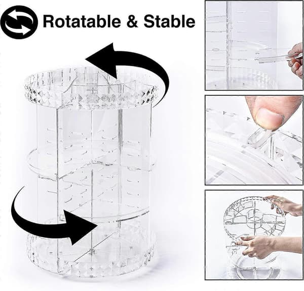 360° Roterande Kosmetikorganisatör - Medium