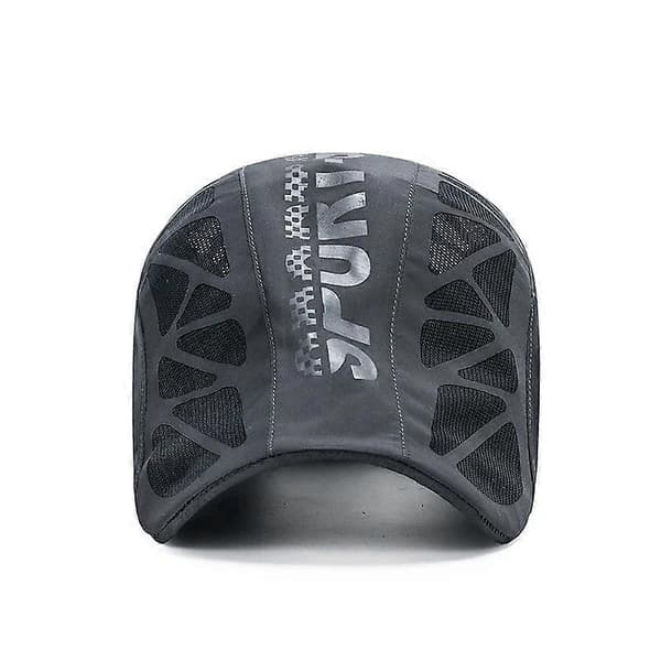 Aeromesh Sport Cap Hat - Åndbart mesh-design, lav profil, justerbar rem Black