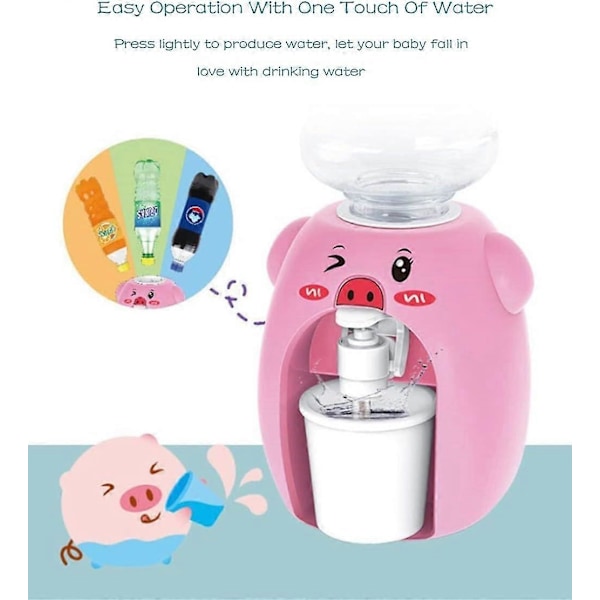 Mini Vesi-automaatti Hauskat Lelut Lasten Leikkimökki Lelut (Pinkki)