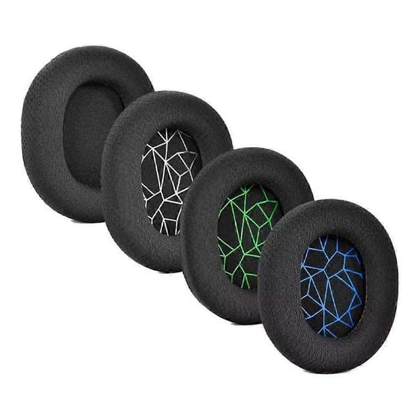 Öronkuddar för Arctis 1/3/5/7/9/Pro Trådlöst Headset Isoleringssvamp Öronkuddar Grön Pri