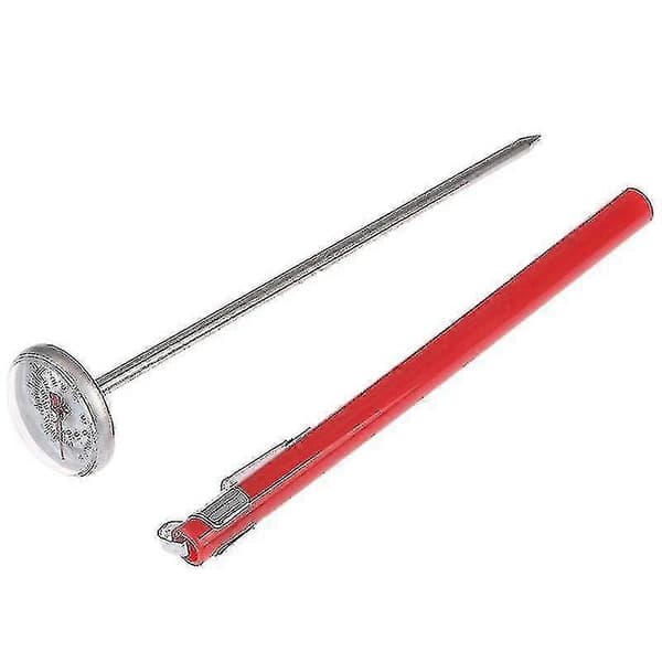 Jordtermometer i rostfritt stål 127mm stamdisplay 0-100 grader Celsius Shytmv